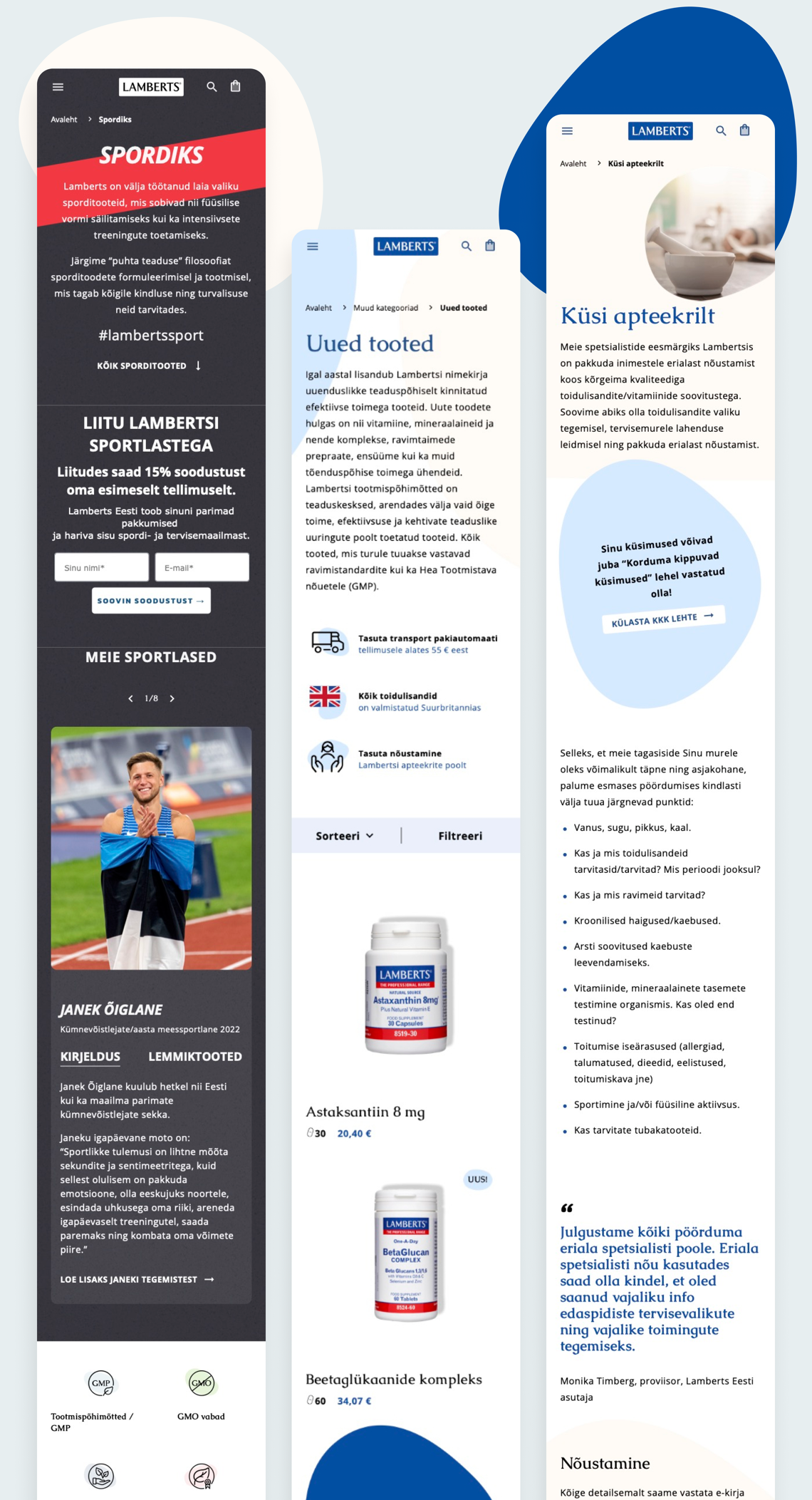 The Lamberts Baltics' website transformation